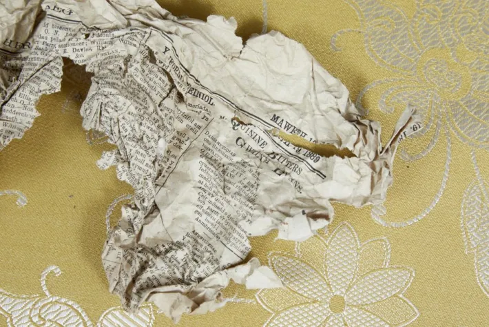 Pamono 19th Century Mahogany and Porcelain 4 Poster Bed New