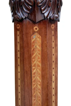 Pamono 19th Century Mahogany and Porcelain 4 Poster Bed New