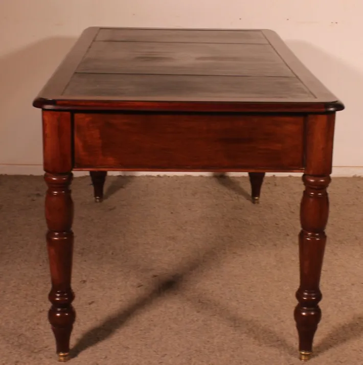 Pamono 19th Century Mahogany Two-Drawer Desk Outlet