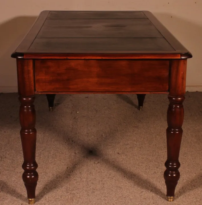 Pamono 19th Century Mahogany Two-Drawer Desk Outlet