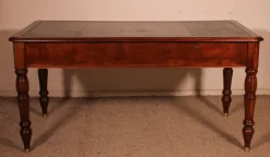 Pamono 19th Century Mahogany Two-Drawer Desk Outlet