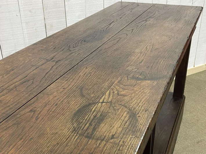 Pamono 19th Century Oak Drapers Table Hot
