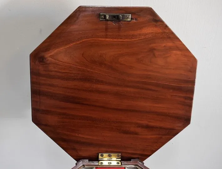 Pamono 19th Century Octagonal Mahogany Side Table, England Best