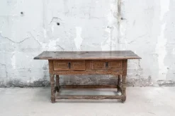 Pamono 17th Century Philip IV Spanish Table with Carved Herrerian Decor Sale