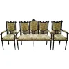 Pamono 19th Century Portuguese Sofa and Armchairs, Set of 3 Best