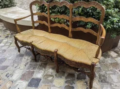 Pamono 19th Century Provencal 3-Seater Sofa in Walnut