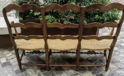 Pamono 19th Century Provencal 3-Seater Sofa in Walnut
