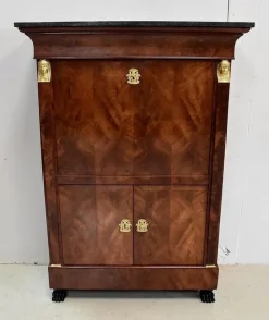 Pamono 19th Century Retour d’Égypte Mahogany Burl Veneer Secretaire Outlet