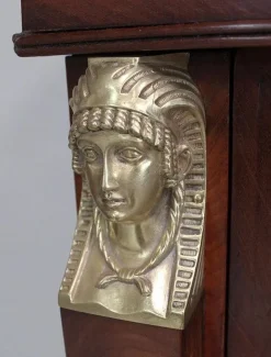 Pamono 19th Century Retour d’Égypte Mahogany Burl Veneer Secretaire Outlet