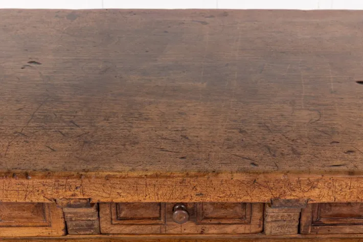 Pamono 18th Century Spanish Walnut Trestle Table Hot