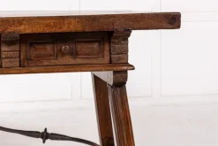Pamono 18th Century Spanish Walnut Trestle Table Hot