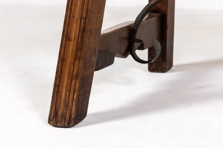 Pamono 18th Century Spanish Walnut Trestle Table Hot