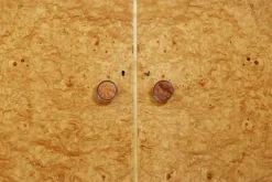 Pamono 20th Century Swedish Burr Elm Cabinet Clearance