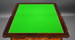 Pamono 19th Century Victorian English Walnut & Marquetry Card Table Discount