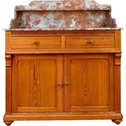 Pamono 19th Century Wood & Marble Vanity Clearance
