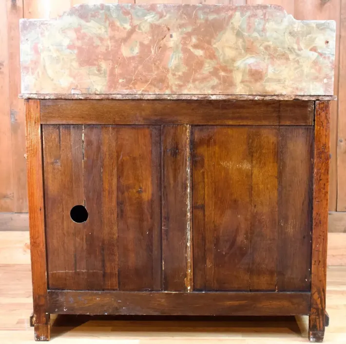 Pamono 19th Century Wood & Marble Vanity Clearance
