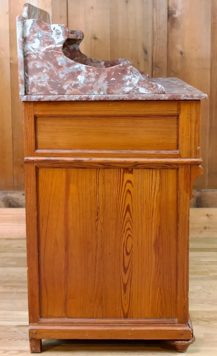 Pamono 19th Century Wood & Marble Vanity Clearance