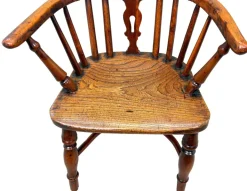 Pamono 19th Century Yew Wood Childs Windsor Armchair, 1820 Discount