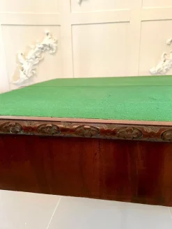 Pamono 18th-Century Chippendale Style Mahogany Carved Card Table Clearance