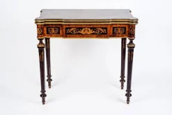 Pamono 19th-Century Marquetry Game Table, 1820s Hot