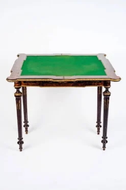 Pamono 19th-Century Marquetry Game Table, 1820s Hot