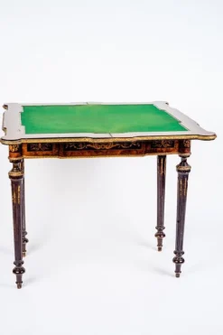 Pamono 19th-Century Marquetry Game Table, 1820s Hot