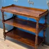 Pamono Three-Tiered Shelf in Mahogany