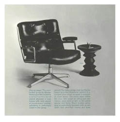 Pamono Time Life Lobby Swivel Armchair by Charles and Ray Eames for Herman Miller, 1960s