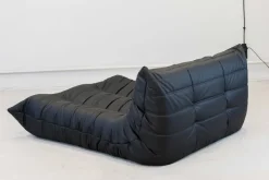 Pamono Togo Chaise Lounge in Black Leather byy Michel Ducaroy for Ligne Roset, 1974 Sale