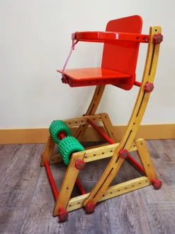 Pamono Top Banana Child Multfunctional High Chair Zauberstuhl by Benno Zimmermann, 1987 Hot