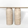Pamono Travertine Console Table by My Habitat Design Outlet