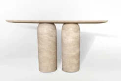 Pamono Travertine Console Table by My Habitat Design Outlet
