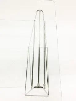 Pamono Trestle Leg Console Table / Desk With Two-Tiered Glass Top Online