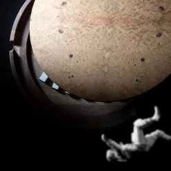 Pamono Trojan XXI Chess Set and Table from Futuro Studio, Set of 37 New