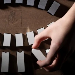 Pamono Trojan XXI Chess Set and Table from Futuro Studio, Set of 37 New