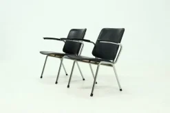 Pamono Tubular Chairs by Gebroeders De Wit, 1960s, Set of 2 Outlet