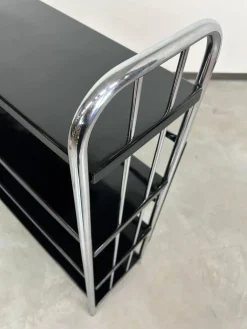 Pamono Tubular Steel Bauhaus Shelf, 1930s Best