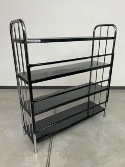 Pamono Tubular Steel Bauhaus Shelf, 1930s Best