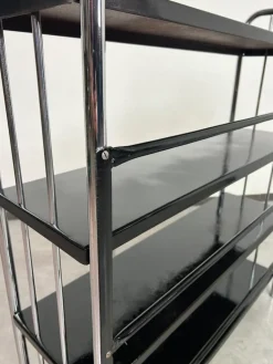Pamono Tubular Steel Bauhaus Shelf, 1930s Best