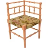 Pamono Turned Corner Chair for Child in Painted Wood & Fabric, 19th Century Outlet