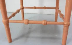 Pamono Turned Corner Chair for Child in Painted Wood & Fabric, 19th Century Outlet