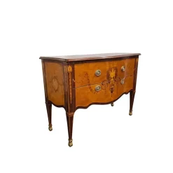 Pamono Two-Drawer Wooden Chest of Drawers Outlet