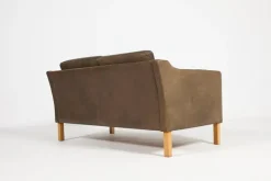 Pamono Two-Seater Sofa in Leather from Vemb, 1980s Outlet