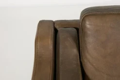 Pamono Two-Seater Sofa in Leather from Vemb, 1980s Outlet