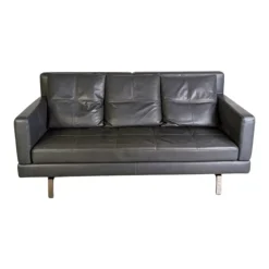 Pamono Two-Seater Sofa in Leather by Amberg for Brühl Outlet