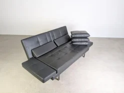 Pamono Two-Seater Sofa in Leather by Amberg for Brühl Outlet