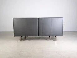 Pamono Two-Seater Sofa in Leather by Amberg for Brühl Outlet