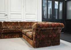 Pamono Velvet Sectional Sofa, Sweden, 1970s, Set of 7 Best