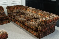 Pamono Velvet Sectional Sofa, Sweden, 1970s, Set of 7 Best