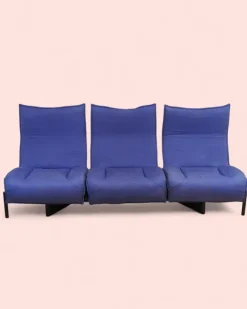 Pamono Veranda Modular 3-Seater Sofa attributed to Vico Magistretti for Cassina, 1980s, Set of 3 Best
